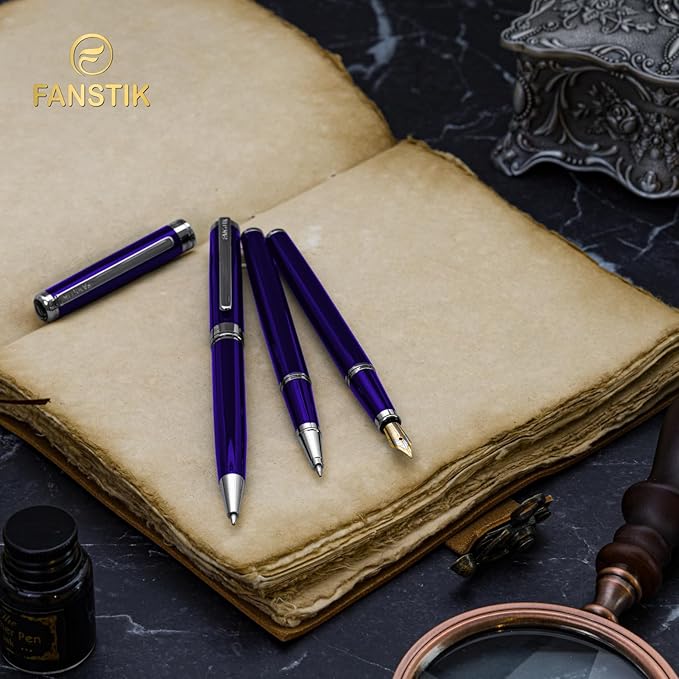 FANSTIK Customized Luxury Rollerball pen, fancy gift set - Image 4