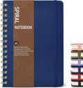 Dotted Spiral Journal Notebook, A5 Hardcover Spiral Journals by Unknown
