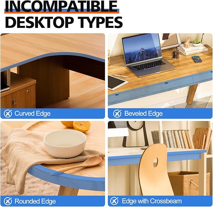 OUKMIC Large Height Adjustable Keyboard Tray - Image 8