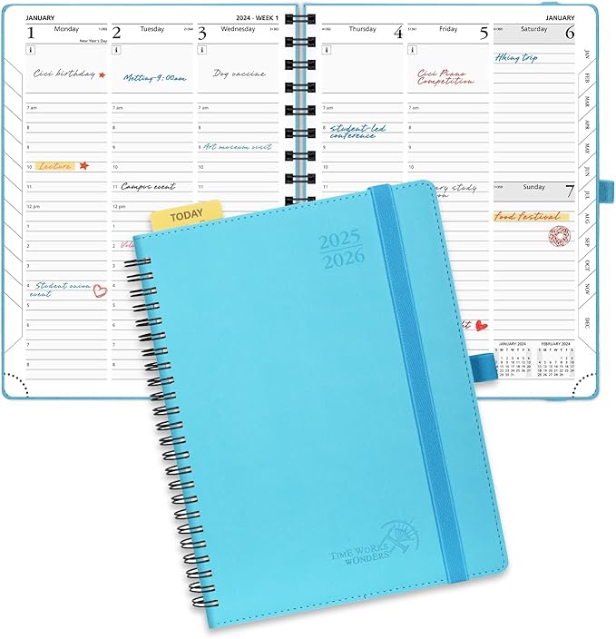 POPRUN Planner 2025-2026 Academic Weekly Calendar by POPRUN