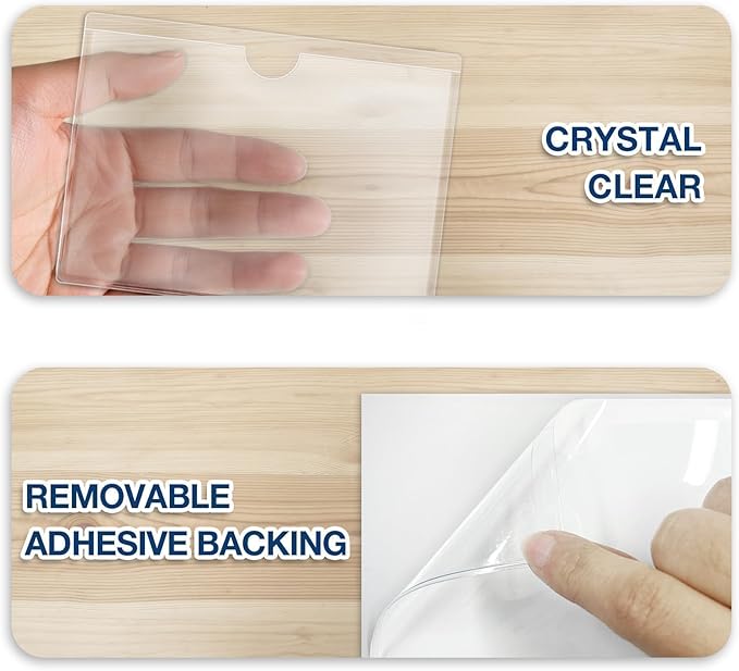 H4D 24 Pack Labels for Storage Bins, Tote Label Pockets for Organizing Storage - Image 8