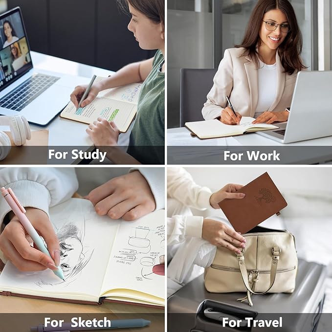 PERCUN Dotted Journal Notebook for Men & Women, 160 Pages Dot Grid notebook for - Image 7