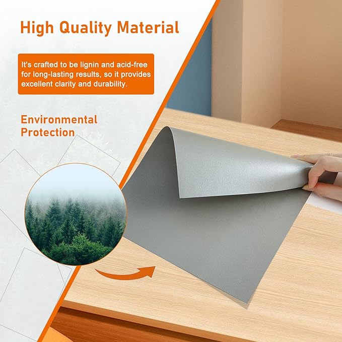 100 Sheets Silver Shimmer Cardstock 8.5 x 11 Metallic Paper, 92lb Heavyweight - Image 5