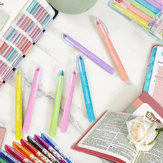 ZAYSWDNS 23 Pcs Bible Journaling Kit, No Bleed, set 6 GelHighlighters 8 - Image 9