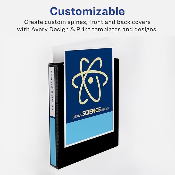 Avery Economy View 3 Ring Binders, Homeschool Supplies, Home Organization - Image 2