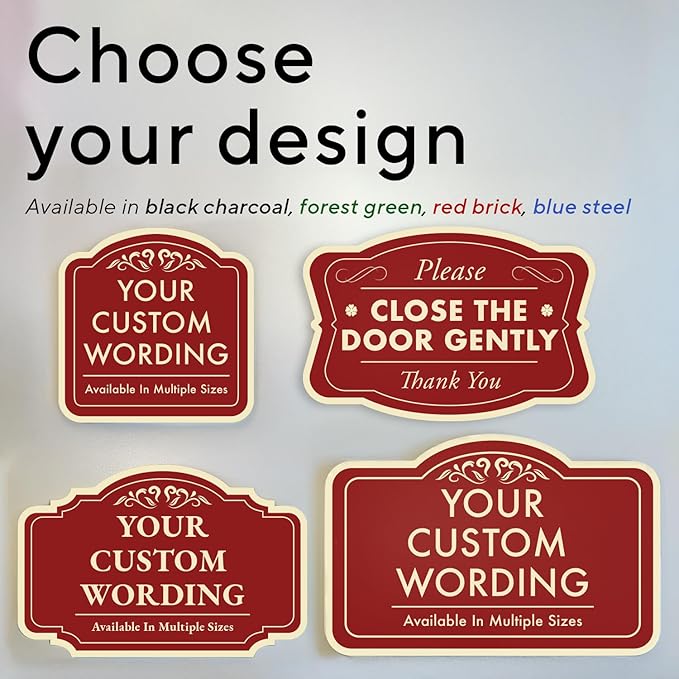 Custom Decorative Outdoor Metal Sign - Image 3