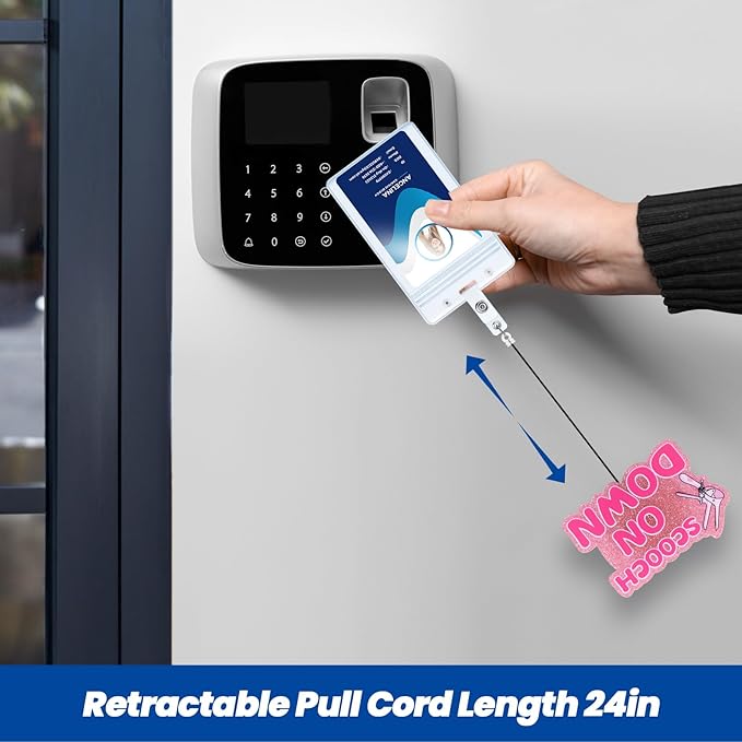 Scooch on Down Funny OBGYN Badge Reel | Retractable ID Card Labor and Delivery - Image 6