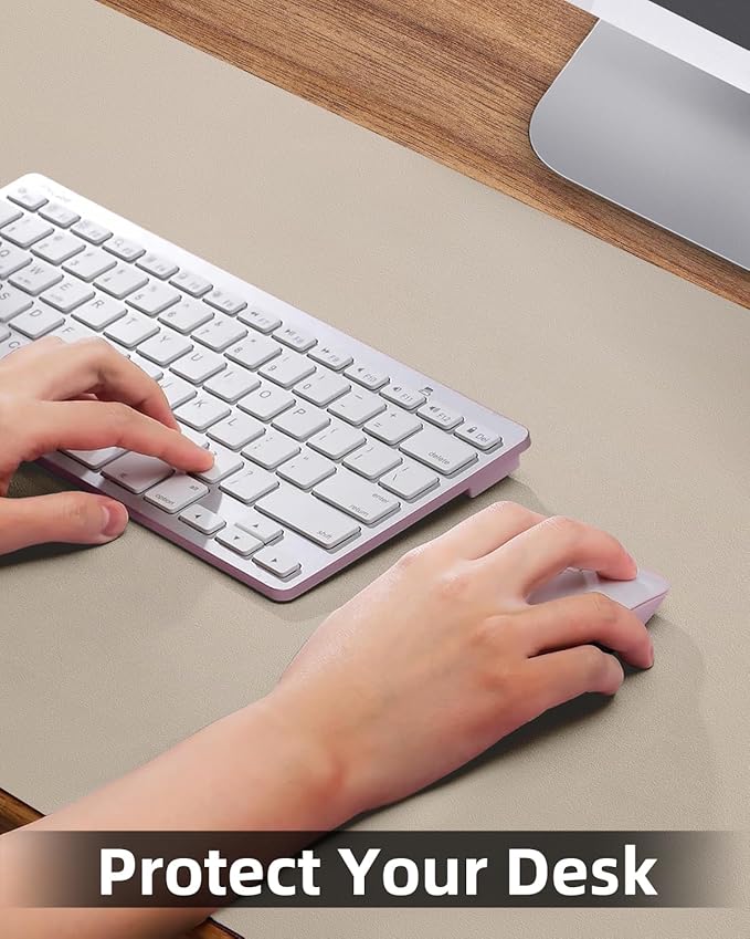PULeather Non-Slip Desk Mat, Large Mouse Pad & Laptop Desk Pad - Image 3