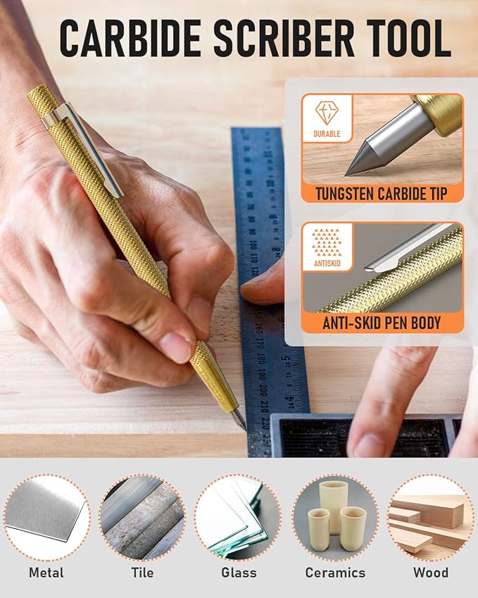 Nicpro 18 Pack Carpenter Pencils Mechanical, Construction Pencils - Image 5