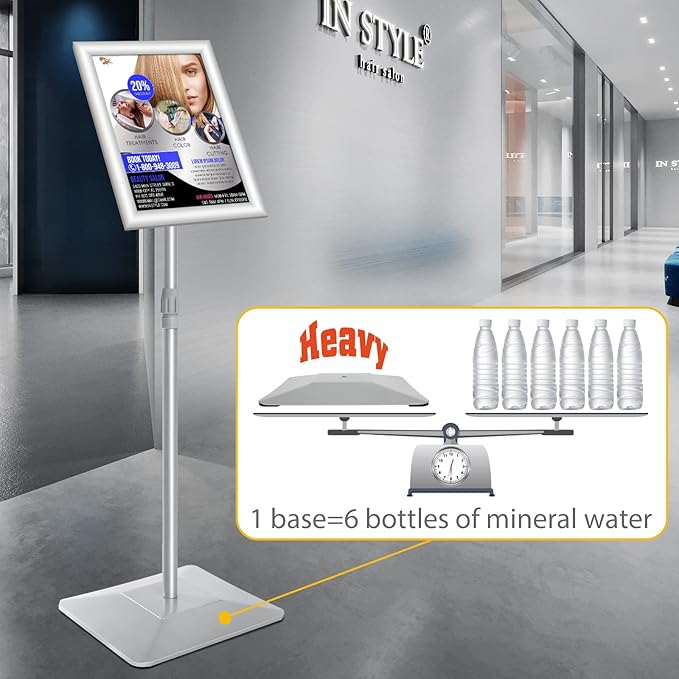 VAIIGO 8.5"x11" Pedestal Poster Stand - Image 7