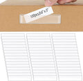 Jeyiour 100 Pcs Label Holders Adhesive Nameplate Pockets Storage Bin Labels by Jeyiour