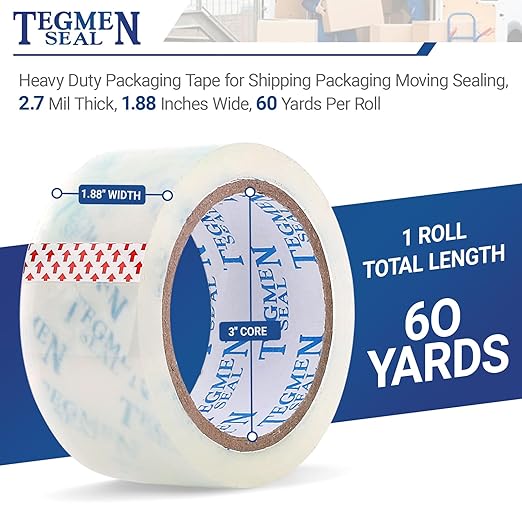 TegmenSeal Heavy Duty Clear Packing Tape - Image 6