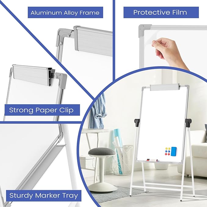 Lumspax Large Double Sided White Board - Image 6