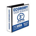 Samsill 3 Inch 3 Ring Binder, Made in USA, Economy Round Ring, 550 Sheet by Samsill