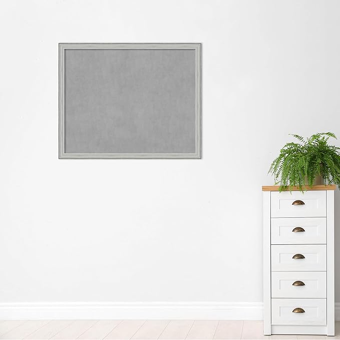 Amanti Art Silver Framed Magnetic Board 35x43 X-Large Vision Board - Image 5