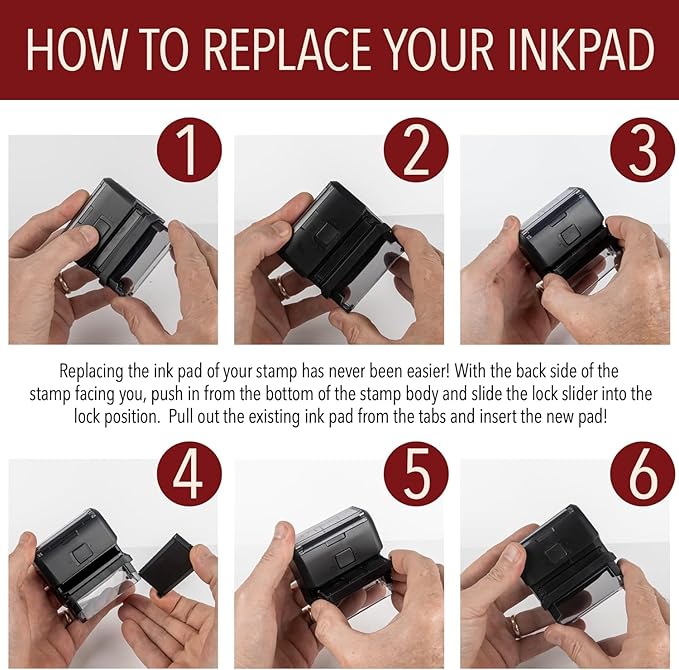 Self Inking Modern Address Stamps | Custom Return Address Stamper - Image 6