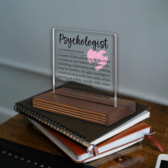 Psychologist Gifts, Appreciation Desk Sign - Image 2