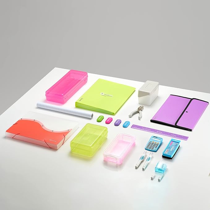 Enday Index Card Holder, 3x5 Note Flash Card Organizer Case, Stackable Index - Image 7