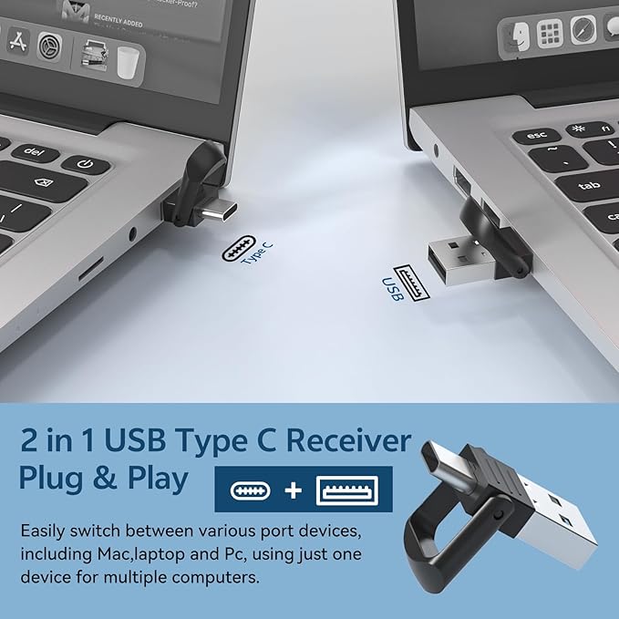 Presentation Clicker with Storage Case, USB C Rechargeable Wireless Presenter - Image 4