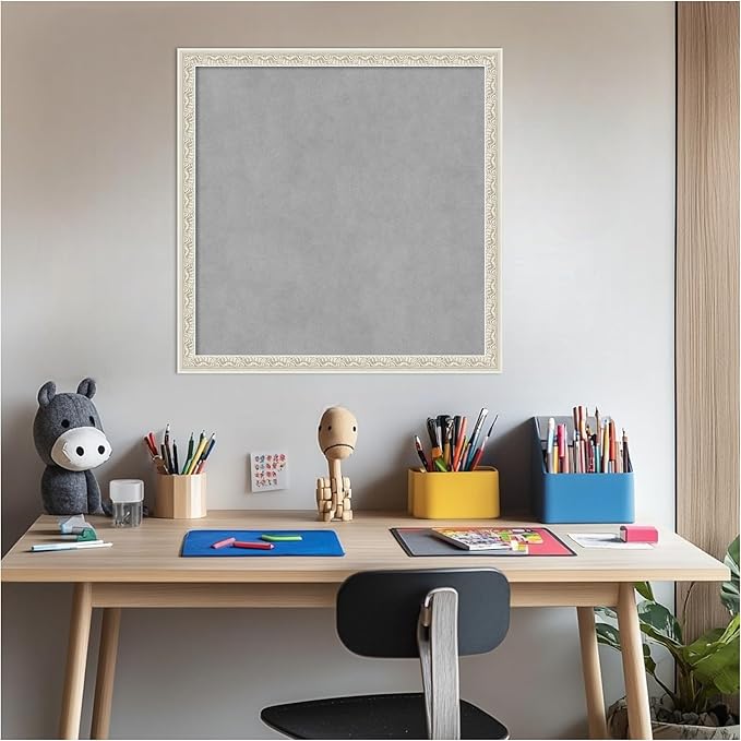 Amanti Art Silver Framed Magnetic Board 22x22 Medium Vision Board - Image 5