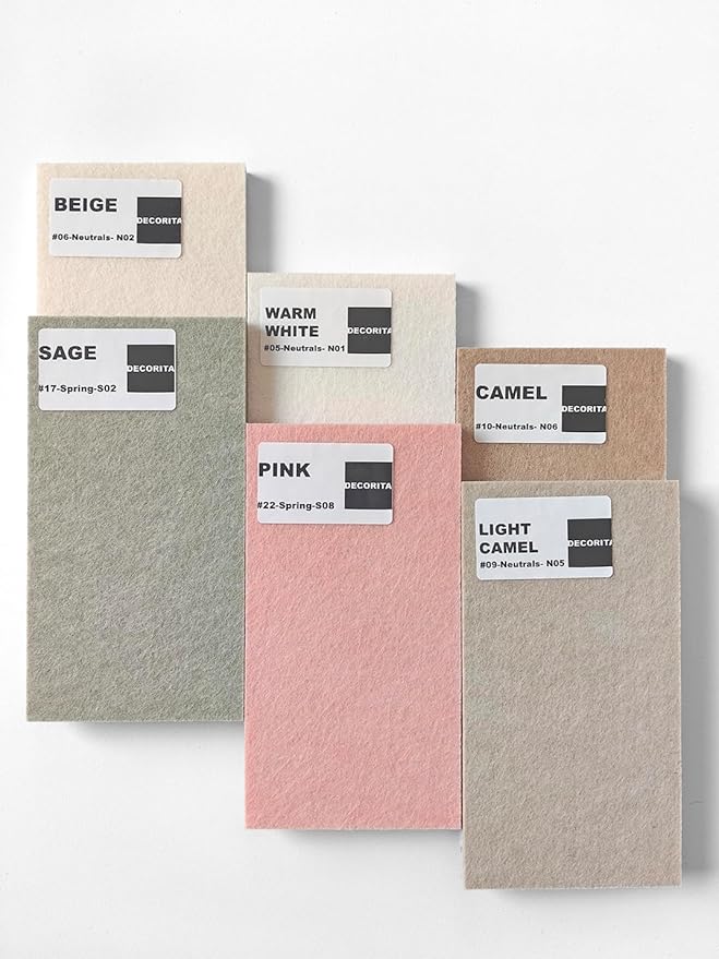 DECORITA Felt Wall Tiles | Large Cork Board Alternative | Aesthetic Felt - Image 6