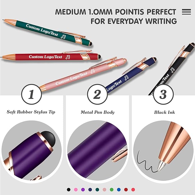 CRME Personalized Pens Custom Ballpoint Pen - Image 3