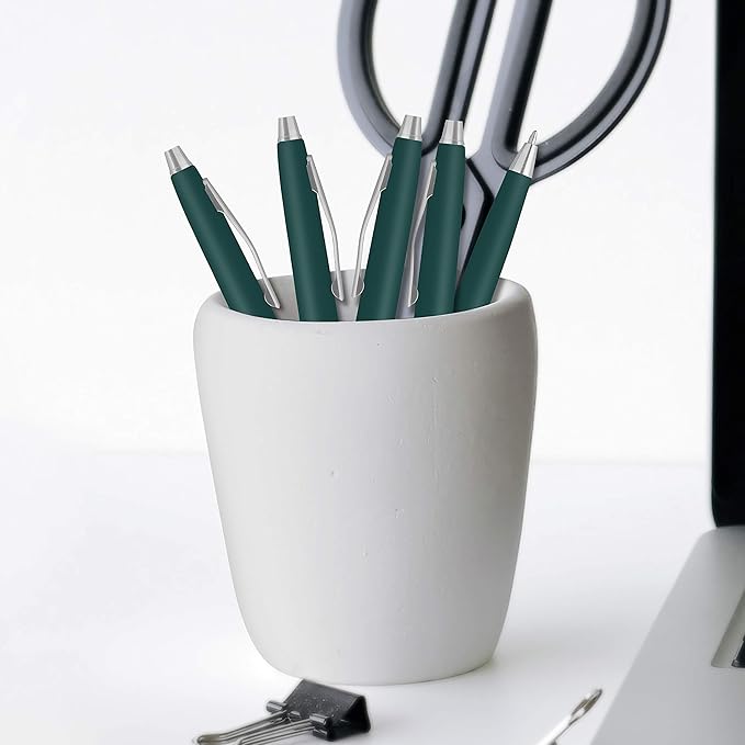 DISCOUNT PROMOS Custom Langham Ballpoint Pens Set of 10, Personalized Bulk Pack - Image 7