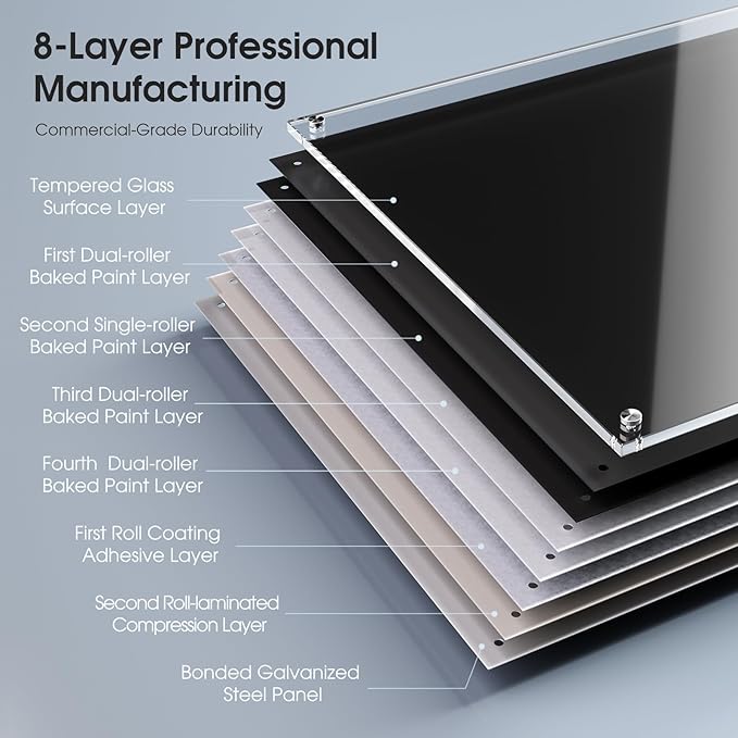 MaxGear Glass Whiteboard, Tempered Magnetic Dry Erase Board 48 x 36 Inch - Image 5
