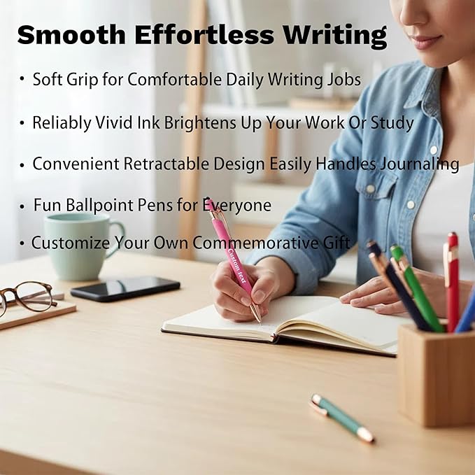 CRME Bulk Custom Pens Personalized Customized Engraved Writing Pen - Image 5