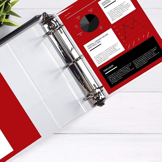 Ring Binder Depot 3, Professional Angle D Ring Binder 2.5 Inch, Presentation - Image 6