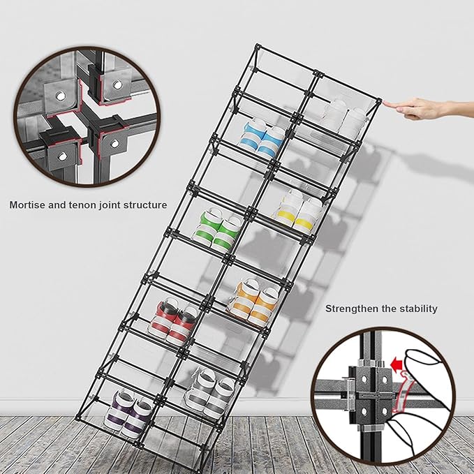 KOKOIN Magnetic Side Open Transparent Plastic Storage Shoe Box Clear Shoe - Image 3
