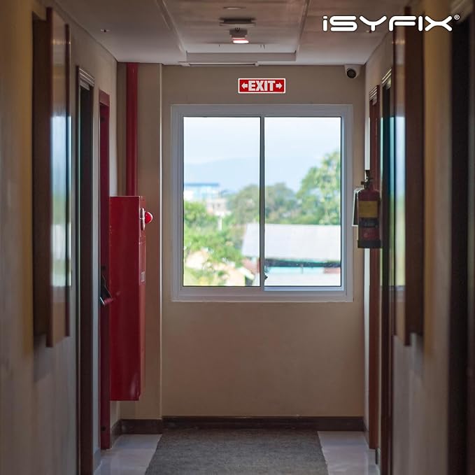 iSYFIX Exit Signs 6 Pack 12x4 Inch - Image 5