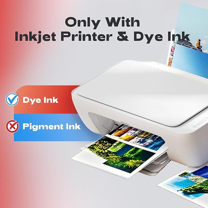 HARTWII 220 Pack Photo Paper Glossy Inkjet 8.5x11 inches 52lb 200Gsm Letter Size - Image 3