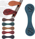 Personalized Magnetic Leather Bookmark, 26 Letters Custom Leather Bookmarks by Artlaza