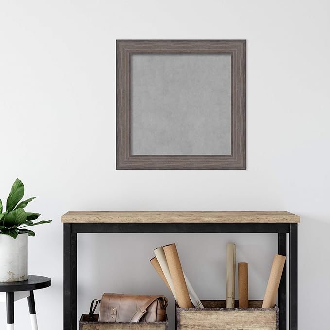 Amanti Art Grey Framed Magnetic Board 25x25 Medium Vision Board - Image 5