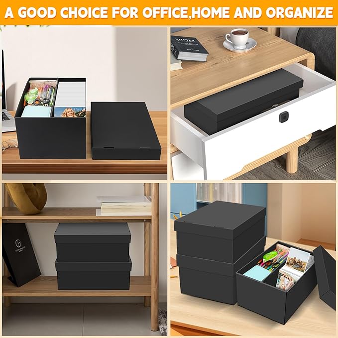 REAQUE 4 Pack Photo Storage Boxes - Image 7