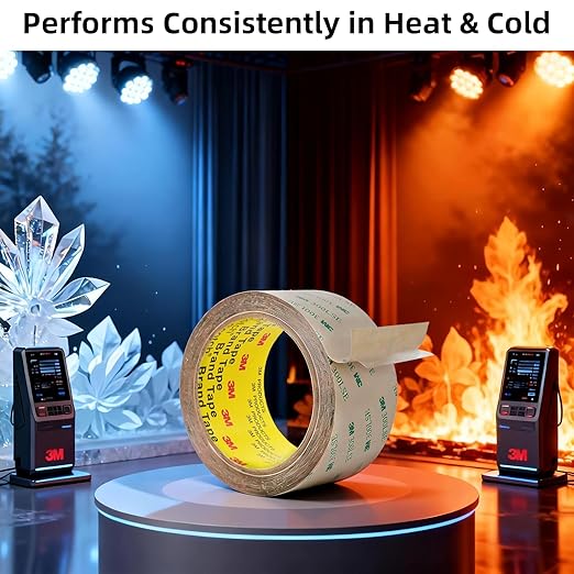 Made of 3M Double Sided Tape 300LSE 2" x 36Ft Clear Heavy Duty Adhesive Tape - Image 2