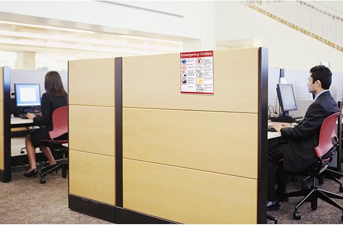 Source One LLC Clear Acrylic Cubicle Sign Holder, Name Plates, & File Holders - Image 2