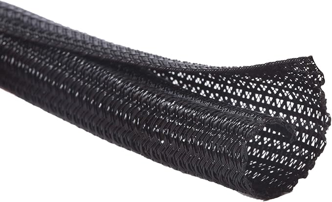 Alex Tech 25ft - 1/2 inch Cord Protector Wire Loom Tubing Cable Sleeve Split by AlexTech