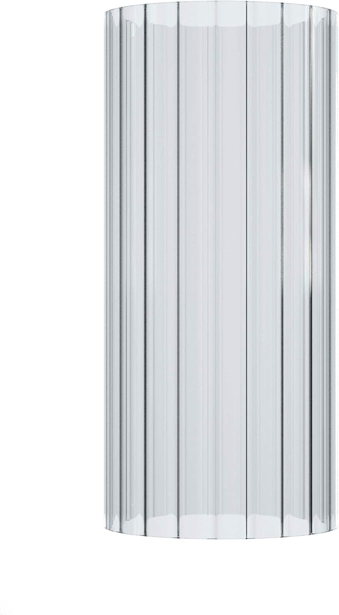 Sunwo Glass Shade Straight Cylinder Glass Lamp Shade Replacement - Image 6