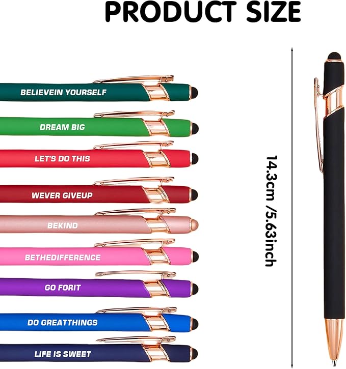 CRME Best Inspirational Pen Set Assorted Colors/Pens - Image 6