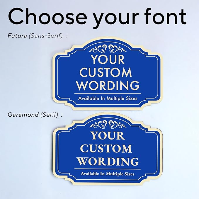 Custom Decorative Outdoor Metal Sign, Personalized Aluminum Driveway Waterproof - Image 9