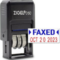 ZIGEL D50 Date Stamp with FAXED by ZIGEL
