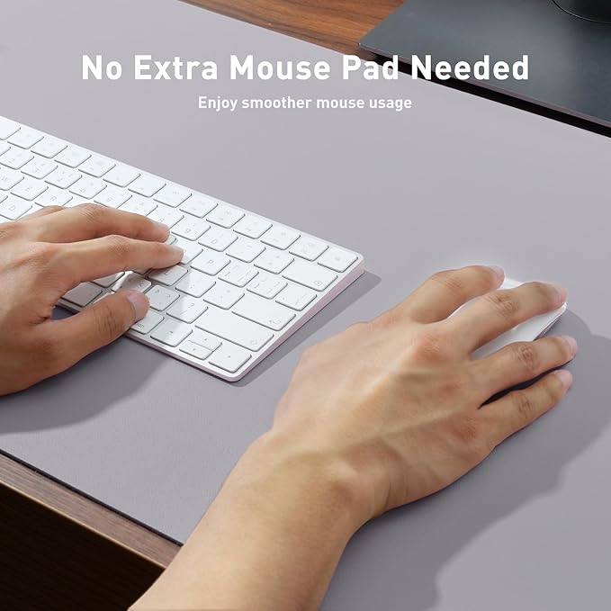 Aothia Large PU Leather Desk Pad Protector – Non-Slip Mouse Pad & Writing Mat - Image 3