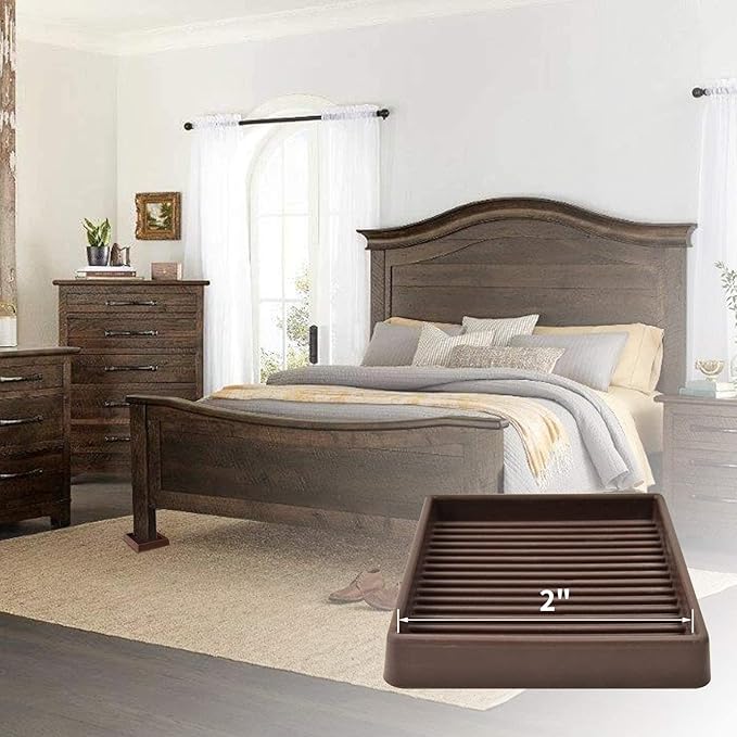 Yelanon Furniture Coasters, Rubber Furniture Feet, Anti Slide Floor Protector - Image 3
