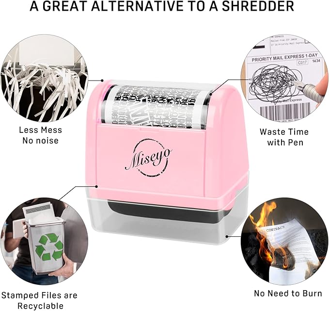 Miseyo Identity Theft Protection Roller Stamp Set - Image 5