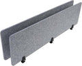 ReFocus Raw Clamp-On Acoustic Desk Divider Mounted Privacy Panel Set – Reduce by HAOREBAIYU