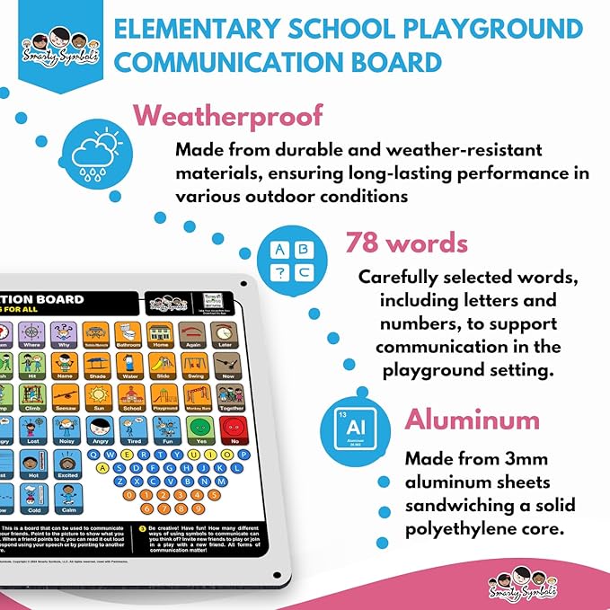 Weather-Proof Aluminum School Playground Communication Board - Image 6