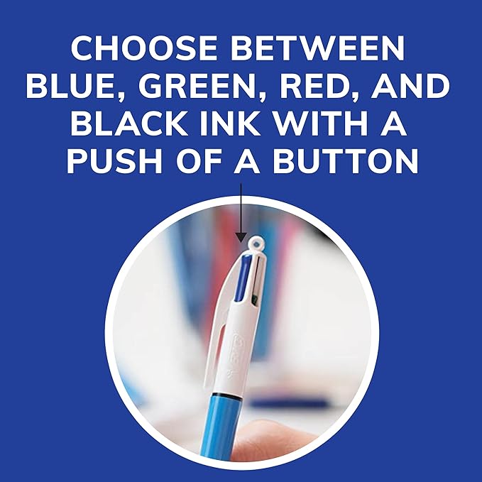 BIC 4-Color Retractable Ballpoint Pens - Image 5