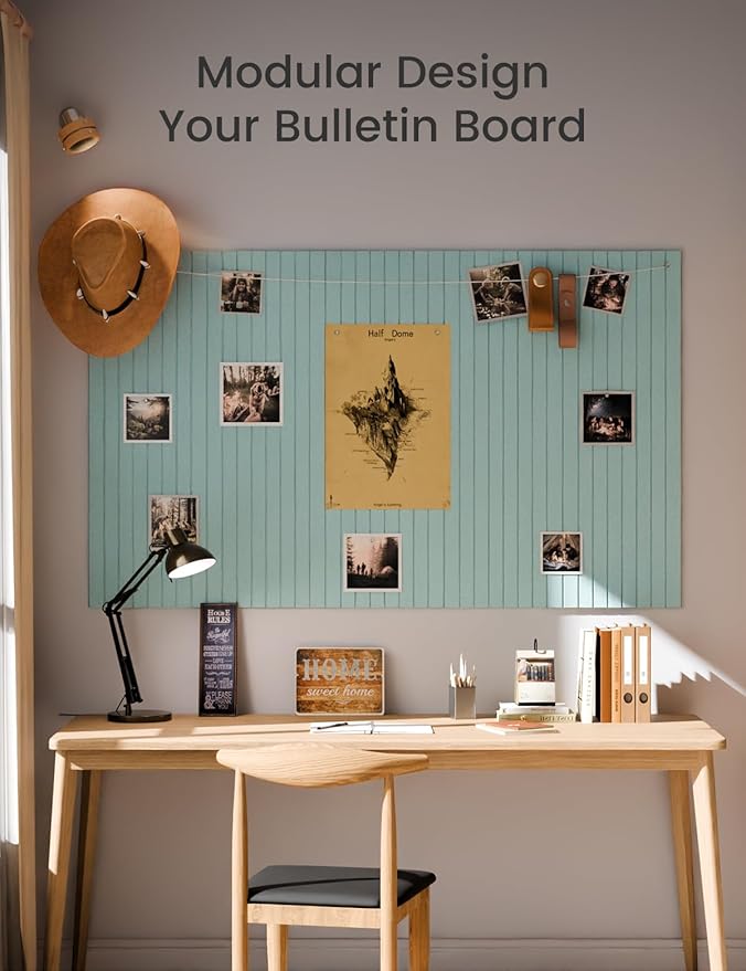 Large Felt Bulletin Board 48" x 36" Cork Board Alternative-12 Pack - Image 5